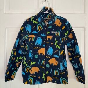 Columbia Boys Full Zip Printed Fleece Jacket